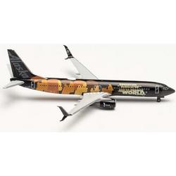 Herpa Boeing vliegtuig 737-900 Alaska Airlines Our Commitment schaal 1:500 8,4cm