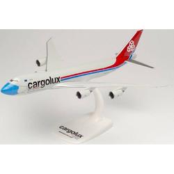 Herpa Boeing vliegtuig 747-8F Cargolux Not without my mask