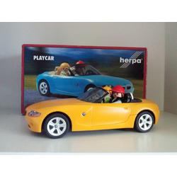 Herpa Playmobil Playcar BMW Z4 Geel