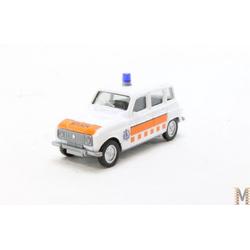 Renault R4 Politie NL 1960 - Herpa miniatuur auto  1:87