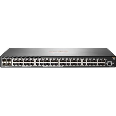 Hewlett Packard Enterprise Aruba 2930F 48G 4SFP Managed network switch L3 Gigabit Ethernet (10/100/1000) 1U Grijs