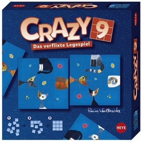 Crazy 9, Wachtmeister,Cats, Puzzelspel Heye