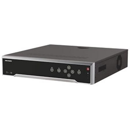 HIKVISION SMART NVR 200Mbps Bit Rate Input Max (up to 32-ch IP video) 4 SATA Interfaces 16 PoE ports alarm I/O 16/4 1.5U case 19 inc