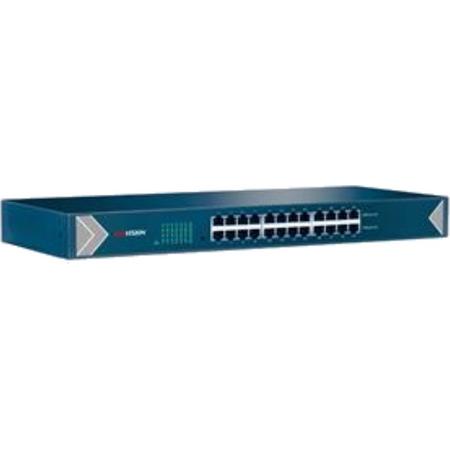 Hikvision Digital Technology DS-3E0524-E netwerk-switch Unmanaged L2 Gigabit Ethernet (10/100/1000) Zwart, Blauw 1U