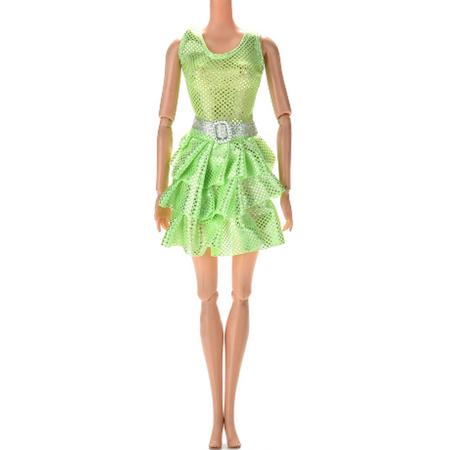Barbie pop cocktailjurk groen
