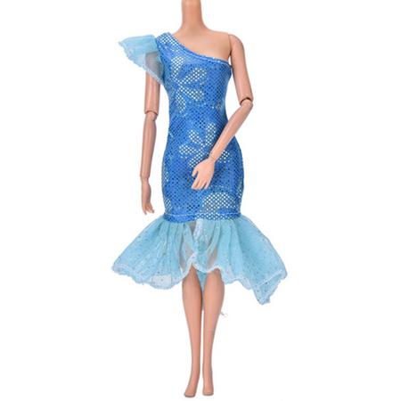 Barbie pop zeemeermin jurk