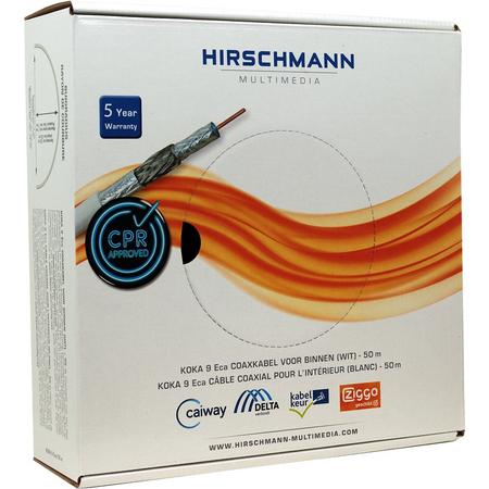 Hirschmann 4G KOKA 9 TS kabel 50m wit