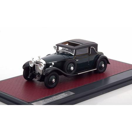 Hispano Suiza Park Ward Coupe H6B RHD 1927 Groen 1-43 Matrix Scale Models Lim 299 Pcs