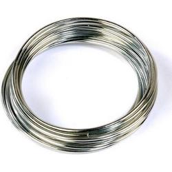 12269-6903 Aluminum Wire. Silver. 2.0mm x 4m