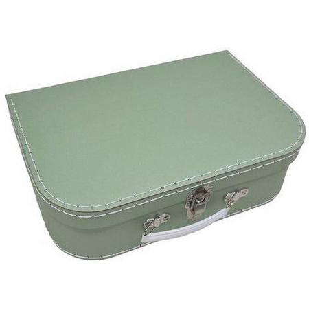 Koffertje karton groen Klein 25,5x18x8,3CM