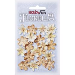 FLORELLA-Bloemen beige, 2cm