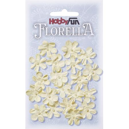 FLORELLA-Bloemen creme, 2cm