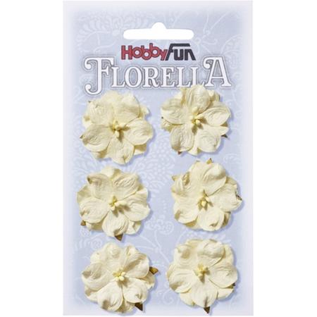 FLORELLA-Bloemen creme, 3,5cm
