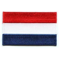 Nederlandse Vlag Patch - Kledingembleem / Kleding Embleem / Strijk Embleem