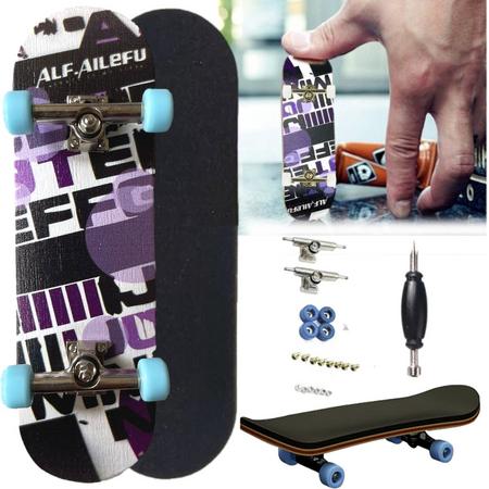 SAFFboards - Fingerboard Set - PRO Vinger Mini Skateboard Set - ZAIYON Edition - 100x30mm - Vingerboard incl. Foam Griptape