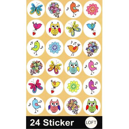 Fun Stickers - Cadeau Stickers - 96 stuks - 2 pakjes