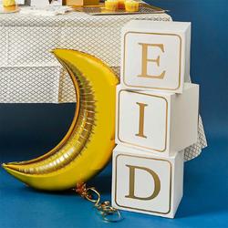 Blokken Eid - Wit Goud