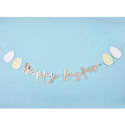 ‘Happy Easter’ Rosé Goud - 2 Meter