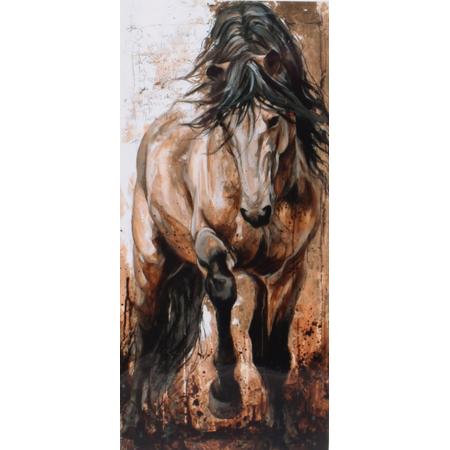 Horka Wenskaart Bruin Paard Zwarte Manen 12,5 X 18 Cm