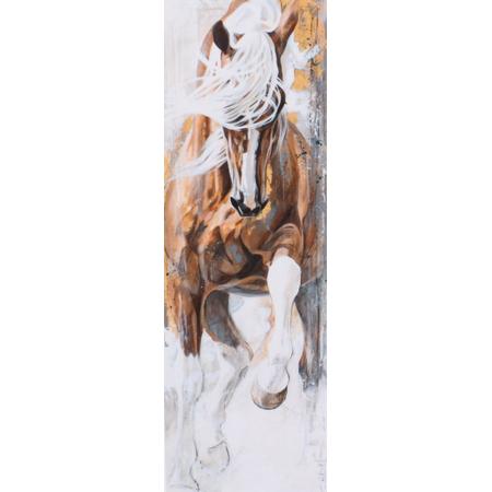 Horka Wenskaart Wit-bruin Paard 12,5 X 18 Cm