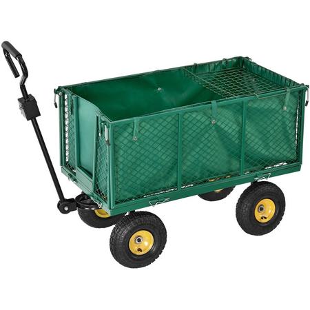 Transportwagen / tuinwagen met afneembare zijkanten