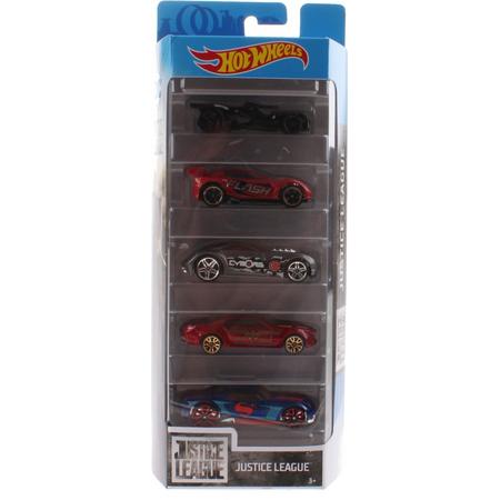 Hot Wheels Cadeauset Justice League Met 5 Autos
