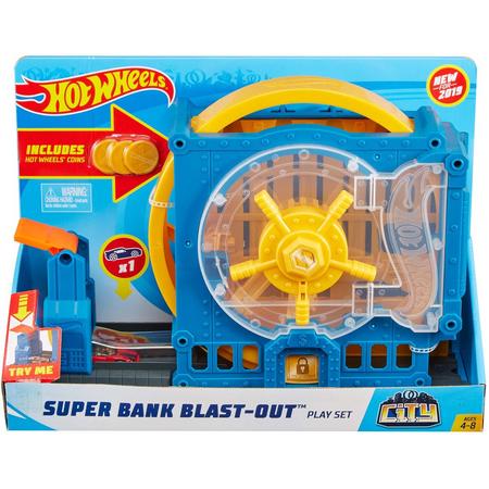 Hot Wheels City Super Bank Blast Out - Speelset
