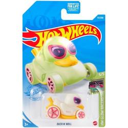 Hot Wheels Glow Racers Duck N Roll 7 Cm Glow In The Dark