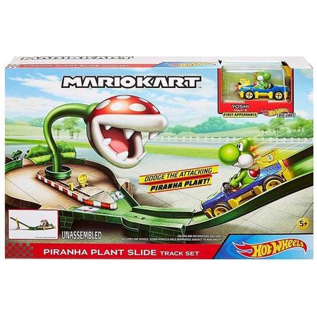 Hot Wheels Mario Kart Nemesis Track Set - Piranha