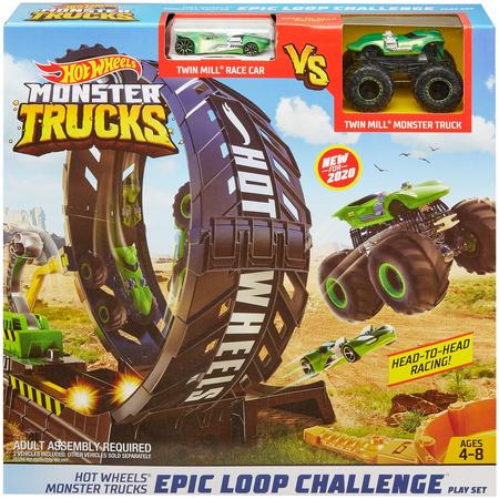 Hot Wheels Monster Truck Looping Uitdaging Speelset