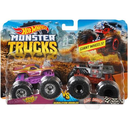 Hot Wheels Monster Trucks 1:64 Schaal Demolition Doubles - HWO Battle