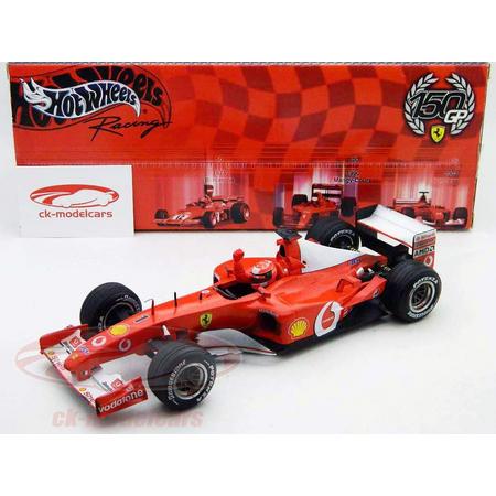 Schaalmodel Ferrari F2002 Michael Schumacher GP Canada win
