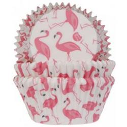 Flamingo cupcake vormpjes 50 st.