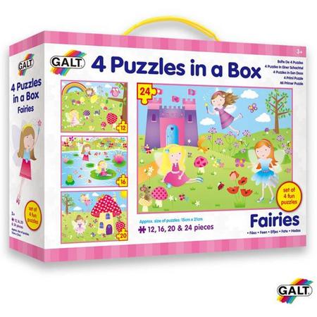 Galt 4 Puzzles in a box - Fairies