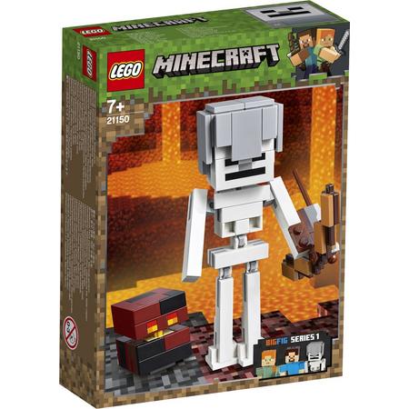 LEGO Minecraft BigFig Skelet met Magmakubus - 21150