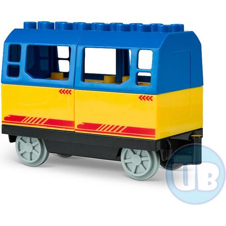 Wagon blauw aansluitend op bestaande treinen