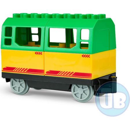 Wagon groen aansluitend op bestaande treinen