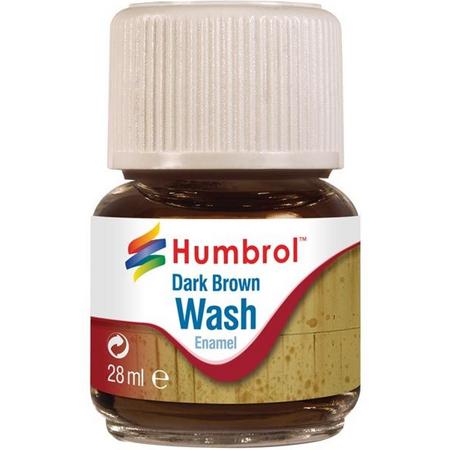 Humbrol - 28ml Enamel Wash Dark Brown (Hav0205)