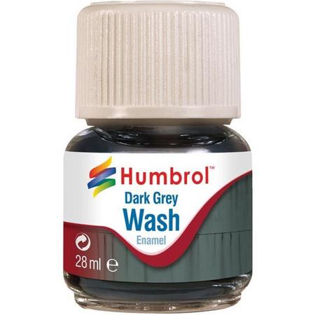 Humbrol - 28ml Enamel Wash Dark Grey (Hav0204)