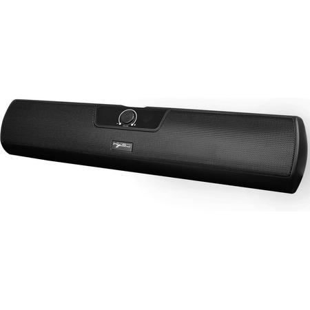HXSJ Q3 Soundbar PC Speaker - USB - voor desktop computers / notebooks / smart-tvs / projector apparatuur - Zwart