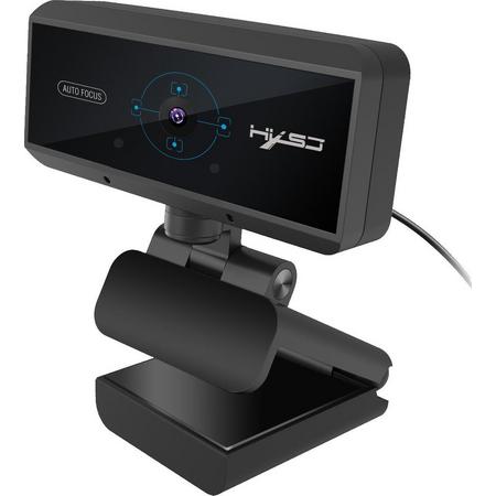 HXSJ S3 Autofocus Webcam - FHD 1080P ( 1920*1080 ) - 30 FPS - Anti-elektromagnetische - Ingebouwde Mic met Ruisonderdrukking - Windows & Mac - PC / Laptop