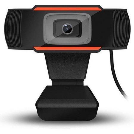 Webcam - USB 720p Webcam met Microfoon - HD - Webcam voor PC of Laptop - Draaibaar - Zwart