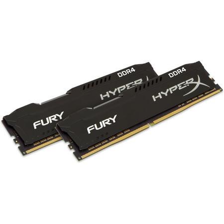 HyperX FURY Memory Black 32GB DDR4 2400MHz Kit 32GB DDR4 2400MHz geheugenmodule
