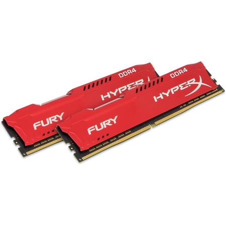 HyperX FURY Red 16GB DDR4 3400 MHz Kit 16GB DDR4 3400MHz geheugenmodule