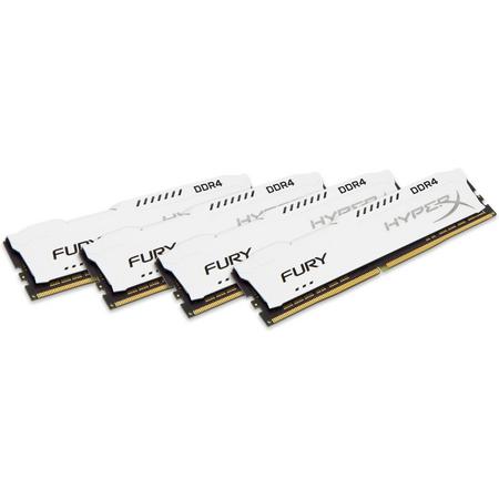 HyperX FURY White 32GB DDR4 2400MHz Kit 32GB DDR4 2400MHz geheugenmodule
