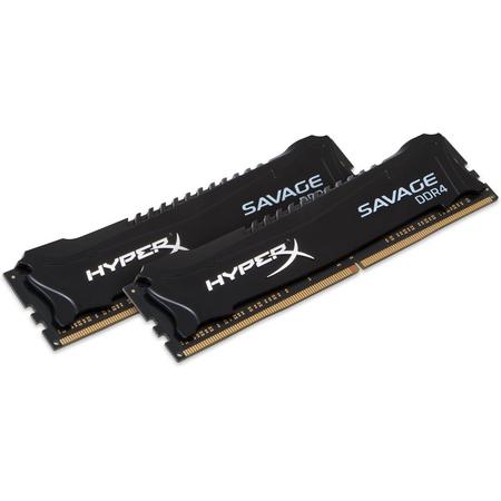 HyperX Savage Memory Black 32GB DDR4 2400MHz Kit 32GB DDR4 2400MHz geheugenmodule