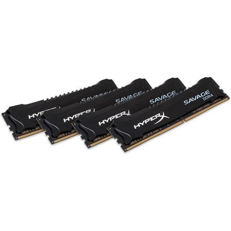 HyperX Savage Memory Black 32GB DDR4 2400MHz Kit 32GB DDR4 2400MHz geheugenmodule