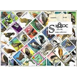 Postzegelpakket - 50 verschillende postzegels met Adelaars