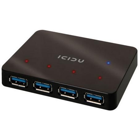 ICIDU - USB Hub - USB 3.0 Slim HUB 4 Ports