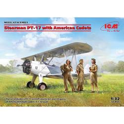 1:32 ICM Stearman PT-17 with American Cadets Plastic kit